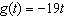 <strong>A water tank is being drained at the rate of 19 gal/min. The tank started with 16850 gallons of water. Which of the following linear functions model the number of gallons of water in the tank at any time t .</strong> A) B) C) D) E)