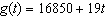 <strong>A water tank is being drained at the rate of 19 gal/min. The tank started with 16850 gallons of water. Which of the following linear functions model the number of gallons of water in the tank at any time t .</strong> A) B) C) D) E)