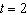 For the equation where D is the distance traveled in miles when you have been driving for t hours a solution is and .