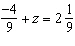The solution to the equation   is A)    B)    C)    D)   
