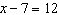 The solution to the equation   is  