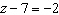 The solution to the equation   is  
