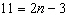 The solution to the equation   is  