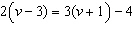 The solution to the equation   is  