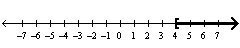 Given the solution set drawn on the number line give the solution in interval notation.   A)    B)    C)    D)   