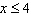 Given the solution set   draw the solution on a number line.  