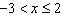 Given the solution set   draw the solution on a number line.  