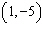 Find the slope of the line that goes through the points   and   . A)    B)  1 C)    D)   