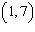 Find the slope of the line that goes through the points   and   . A)  2 B)    C)    D)   
