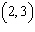Find the slope of the line that goes through the points   and   .