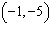 Find the slope of the line that goes through the points   and   .