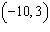 Find the slope of the line that goes through the points   and   .