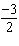 Find the slope of the equation   . A)  2 B)    C)    D)  does not exist