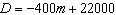 The amount of student loan debt that you have can be estimated by the equation   where D is student loan debt in dollars m months after you start paying off the student loans. a. Find and interpret the D- intercept for this equation. b. Find and interpret the m -intercept for this equation. c. Find and interpret the slope for this equation.