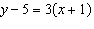 Determine whether the equation   is linear. If it is linear put it into slope-intercept form.