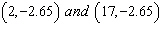 Determine the equation of the line that passes through the given points. Put the final answer in   form. Points:   A)    B)    C)    D)   
