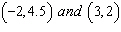 Determine the equation of the line that passes through the given points. Put the final answer in   form. Points:  