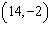 Determine the equation of the line that passes through the given points by using the point-slope form. Put the final answer in   form.   and point  