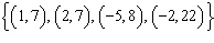 For the function   name the domain and name the range.