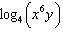 Which one of the following is the correct expansion of the logarithm expression   ? A)    B)    C)    D)    E)   