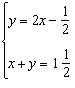 Solve the system of equations using the substitution method.   A)    B)    C)    D)  No solution