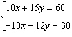 As a first step in solving the system by the method of elimination you multiply the first equation by 5 and the second equation by 2.   Your result is   . Is this correct? A)  Yes B)  No