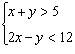 Test to determine whether the given point is in the solution set of the system of inequalities.     A)  Yes B)  No
