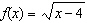 Which one of the following graphs illustrate the function   ? A)    B)    C)    D)    E)   