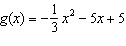 Express   in the standard form of a quadratic function. A)    B)    C)    D)    E)   