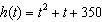 <strong>A penny is dropped from a high-rise building that is 350 feet high. After 8.4 seconds the penny hits the ground. Which one of the following quadratic models describe the height of the penny above ground as a function of the time elapsed since the penny was dropped?</strong> A) B) C) D) E)