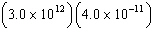 Perform the operation and write the answer in scientific notation.   A)  12.00 B)    C)   