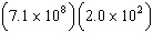 Perform the operation and write the answer in scientific notation.   A)    B)    C)   