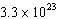 The mass of Mercury is about   kilograms. The mass of Mars is about double the mass of Mercury. Write the mass of Mars in scientific notation.
