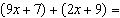Add or subtract the given polynomials.   A)    B)    C)   