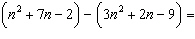Add or subtract the given polynomials.   A)    B)    C)   
