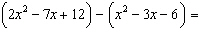 Add or subtract the given polynomials.   A)    B)    C)   