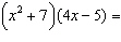 Find the product and simplify.   A)    B)    C)   