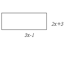 Write a polynomial that represents the area of the figure.  