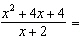 Divide the expressions.  