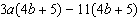 For the polynomial expression factor out the GCF.  