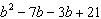 Factor the polynomial expression by grouping.  