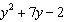 Factor the trinomial. If the trinomial cannot be factored over the integers then write that it is prime.   A)    B)    C)    D)  prime