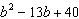 Factor the trinomial. If the trinomial cannot be factored over the integers then write that it is prime.   A)    B)    C)    D)  prime