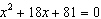 Solve the equation.  