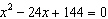 Solve the equation.  