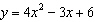 Use the equation to determine whether the parabola opens upward or downward.   A)  upward B)  downward