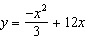 Use the equation to determine whether the parabola opens upward or downward.   A)  upward B)  downward