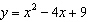 Find the axis of symmetry for the given equation.  