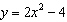 Graph the quadratic equation using symmetry. Label the vertex and clearly label and scale the axes.    