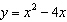 Graph the equation using symmetry. Label the vertex and the x- and y-intercepts.    